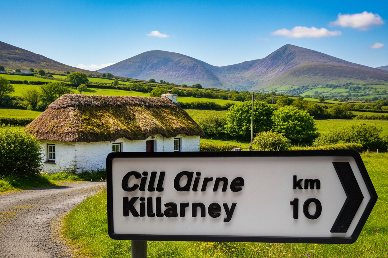 Custom Irish Road Sign