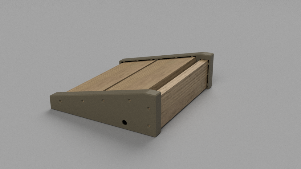 Custom Guitar Pedal Board Ends for 18mm Wood