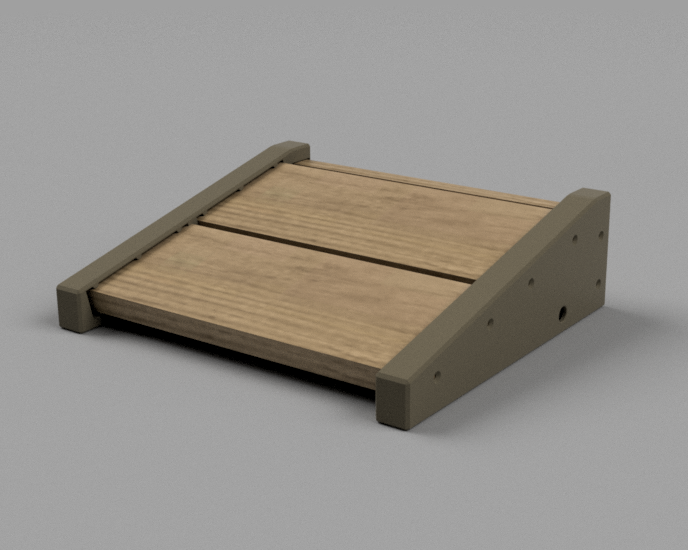 Custom Guitar Pedal Board Ends for 18mm Wood