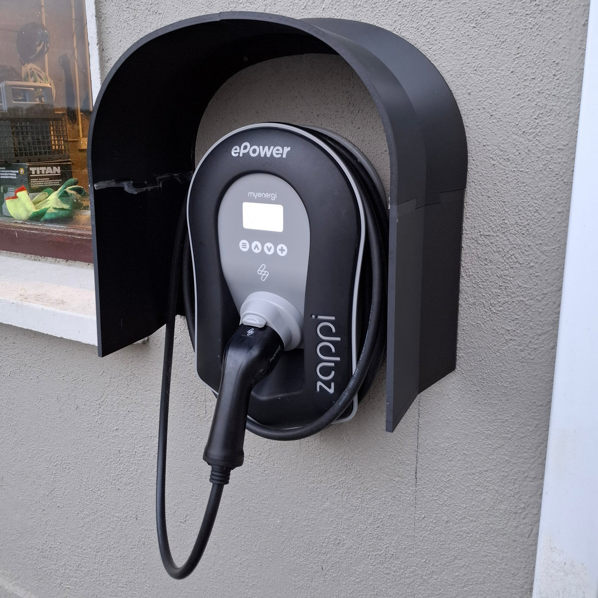 PETG EV Charger Canopy: Home Charger Shade (440mm x 420mm)