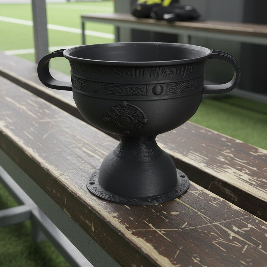 Custom Sam Maguire Cup Replica: Irish Football Trophy, 3D Printed