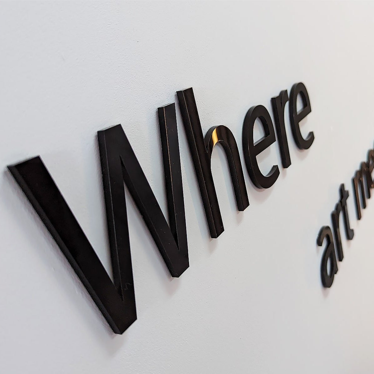 Custom 3D Printed Lettering – Personalized Wall Letters | 50–300mm | Self Adhesive | Custom Fonts | Home Décor Signs | Nursery & Business