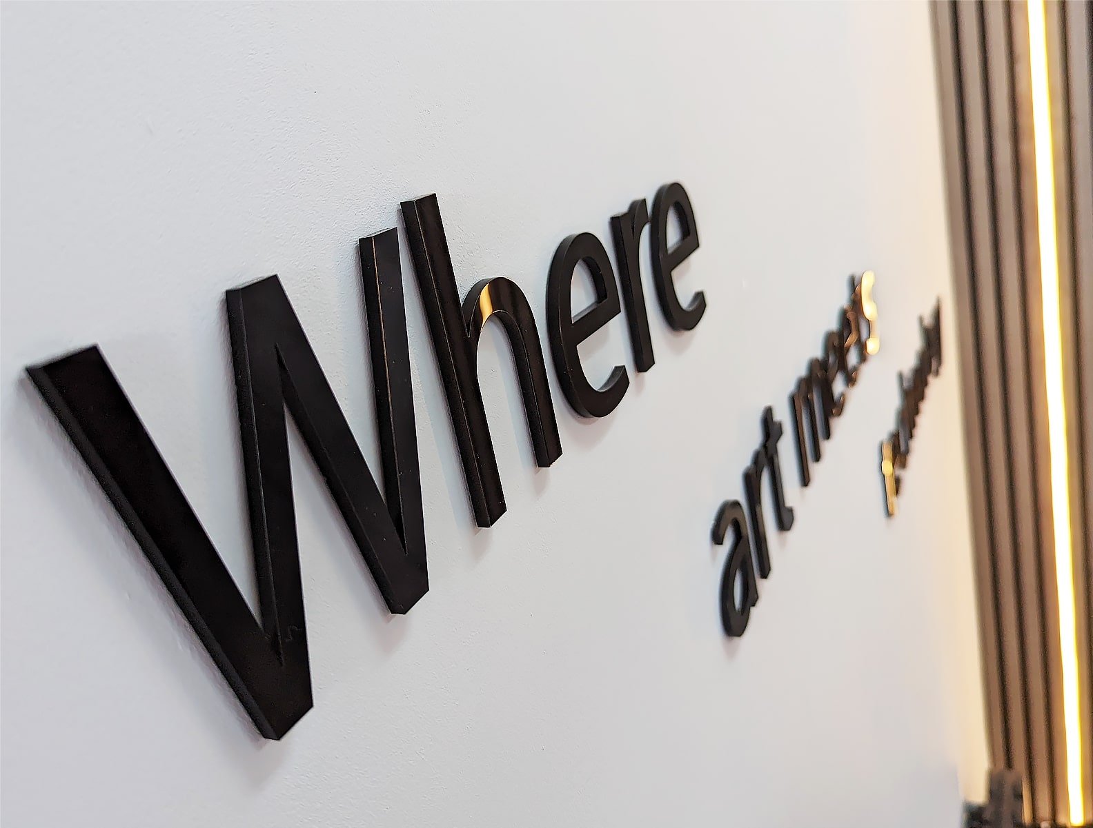 Custom 3D Printed Lettering – Personalized Wall Letters | 50–300mm | Self Adhesive | Custom Fonts | Home Décor Signs | Nursery & Business