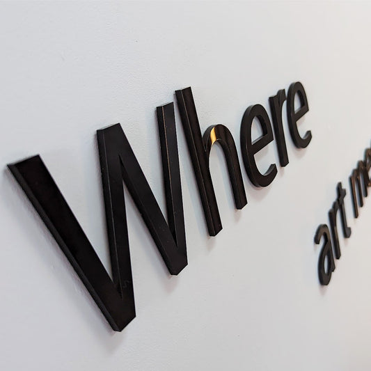 Custom 3D Printed Lettering – Personalized Wall Letters | 50–300mm | Self Adhesive | Custom Fonts | Home Décor Signs | Nursery & Business