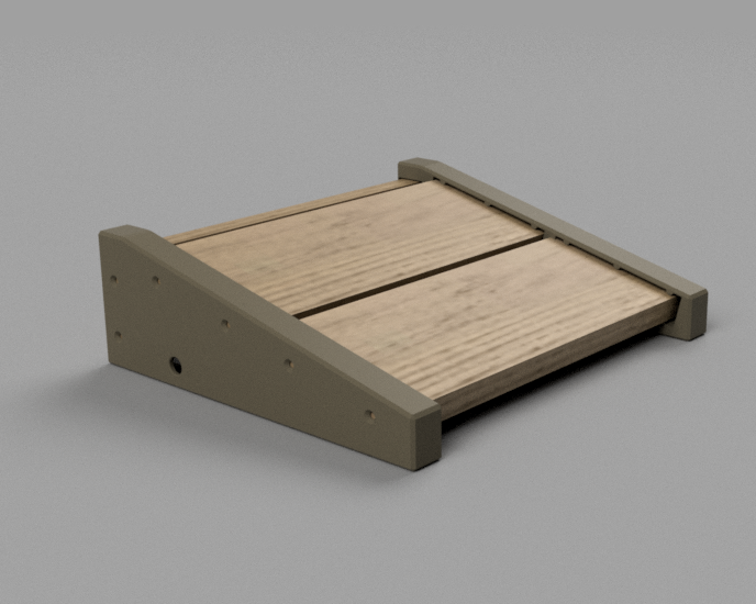 Custom Guitar Pedal Board Ends for 18mm Wood