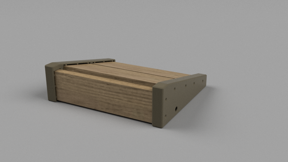 Custom Guitar Pedal Board Ends for 18mm Wood