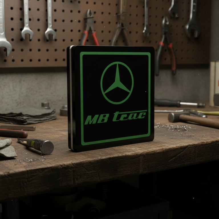 MB Trac light Box, Mercedes Benz Trac Lightbox collectors item
