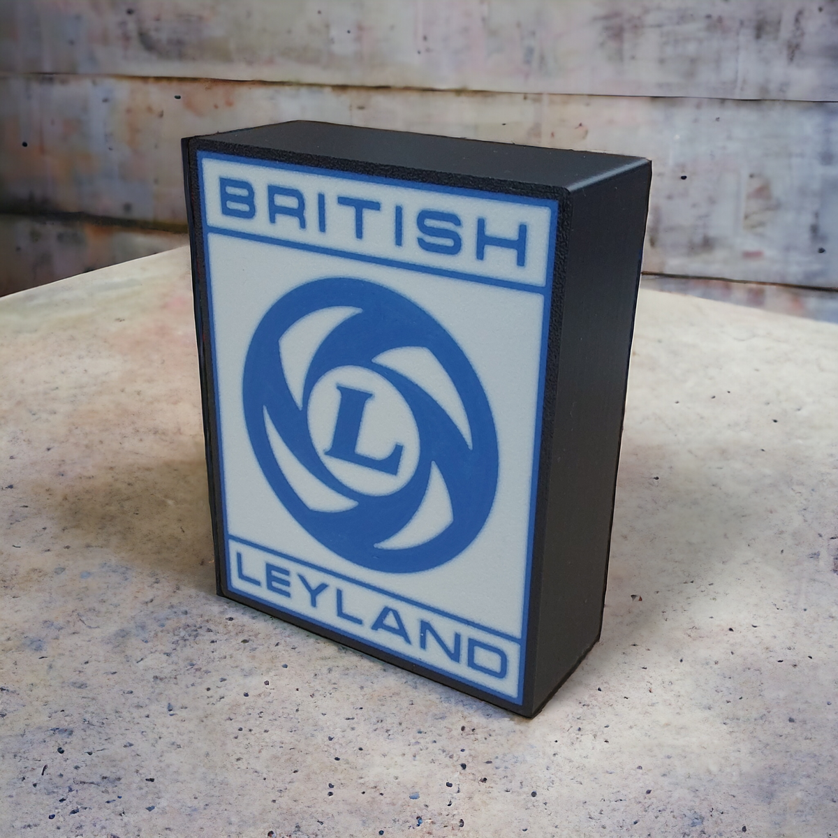 Vintage British Leyland Light Box: Automotive Collector's Item