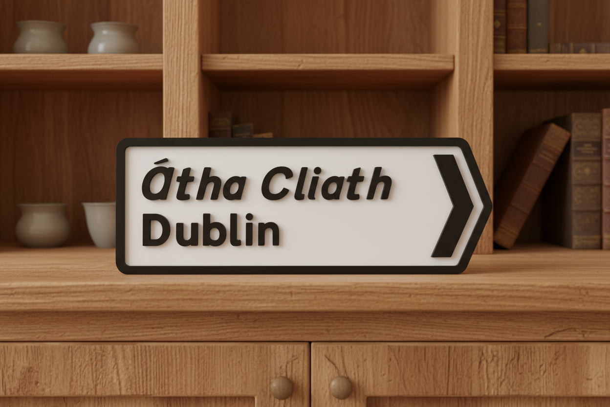 Custom Irish Road Sign