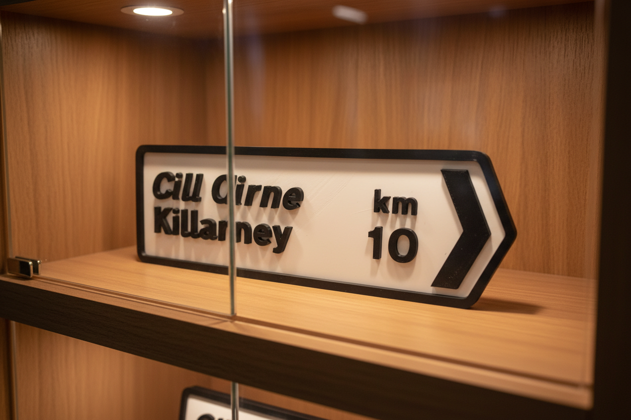 Custom Irish Road Sign