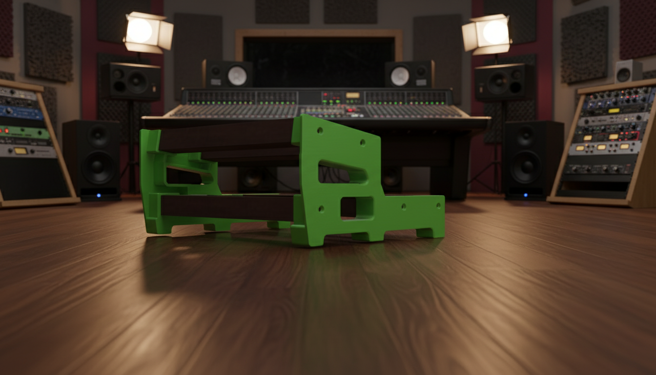 3D Printed Guitar Pedal Board Ends: Custom DIY Design | Now offering a custom pattern option.